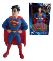 Boneco Super Homem Em Vinil Liga Da Justiça Herói Original