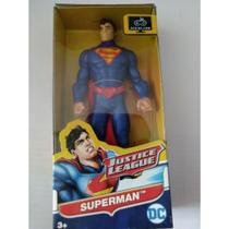 Boneco Super man Super Homem Liga Da Justiça 15cm - Mattel *