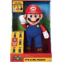 Boneco Super Mario Articulado 30cm com Som 3+ 3009 Candide