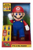 Boneco Super Mario Articulado C/ Sons E Falas - Candide 3009