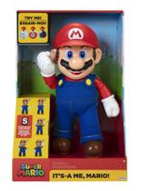 Boneco Super Mario Articulado Com Som 30Cm - Candide 3009
