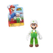 Boneco Super Mario Bros Articulado Luigi de Fogo 10cm Boneco Super Mario Bros Articulado Luigi de Fogo 10cm