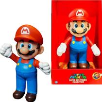 Boneco Super Mario Bros Articulável 22cm Action Figure Colecionável Infantil Vinil Brinquedo - Exclusivo