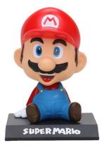 Boneco Super Mario Bros Bobble Head Balança A Cabeça