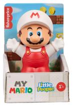 Boneco Super Mario Fogo Little People Fisher Price Mattel