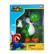 Boneco Super Mario Yoshi 10cm com Ovinho Sunny Brinquedos