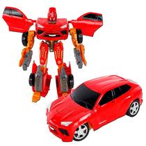 Boneco Super Robô Transmutes 2 em 1 Robot War Vermelho L015-17 - Dorémi