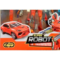 Boneco Super Robô Transmutes 2 em 1 Robot War Vermelho L015-17 - Dorémi Boneco Super Robô Transmutes 2 em 1 Robot War Vermelho L015-17 - Dorémi