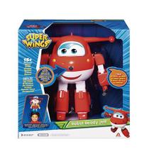 Boneco Super Wings Jett Robô ao Resgate - Brinquedo Interativo Boneco Super Wings Jett Robô ao Resgate - Brinquedo Interativo