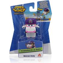 Boneco super wings mini change up transformavel fun