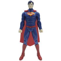 Boneco superman 14 polegadas com som - Liga Da Justiça