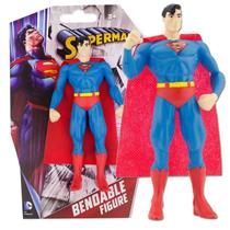 Boneco Superman 15cm Dobrável Superman Series Dc - Nj Croce Boneco Superman 15cm Dobrável Superman Series Dc - Nj Croce