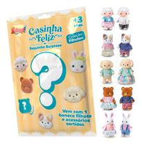 Boneco Surpresa Casinha Feliz Família Coleção Filhotes