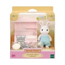 Boneco - Sylvanian Families - Conjunto Cozinha Papai Coelho Neve - 5678 EPOCH MAGIA