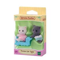Boneco Sylvanian Families Gêmeos Gatos Persas