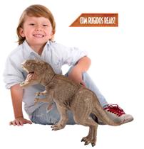 Boneco t - rex jurassic world gigante c/ som - jurassic world - mimo brinquedos