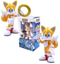 Boneco Tails Sonic The Hedgehog Figura de Ação Montável 10cm