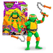 Boneco Tartarugas Ninja Michelangelo 14cm Com Som 3671