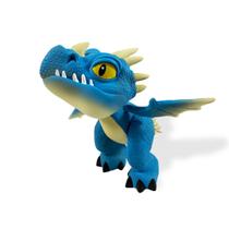 Boneco Tempestade Como Treinar o Seu Dragão Pupee Brinquedo Astrid Articulado Dragões Criança Azul
