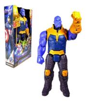 Boneco Thanos 30cm Articulado com Som e Luz - Herois