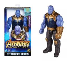 Boneco thanos 30cm com som e luz grande presente crianças