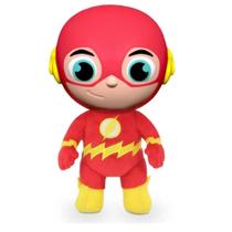 Boneco The Flash De Pelucia 24cm Vinil Macio Liga Da Justiça Super Friends