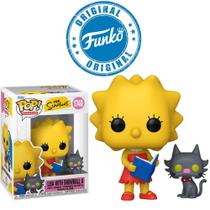 Boneco The Simpsons Lisa With Snowball II Pop Funko 1740 - 889698864091 Boneco The Simpsons Lisa With Snowball II Pop Funko 1740 - 889698864091
