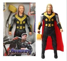 Boneco Thor Vingadores Articulado 30 Cm Luz E Som