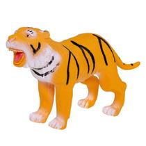 Boneco Tigre Vinil Macio Zoológico Infantil - Db Play