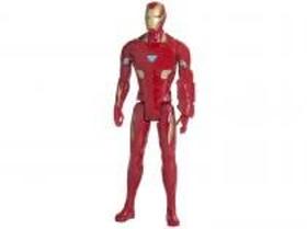 Boneco titan hero 2.0 homem de ferro, avengers, vermelho/amarelo - Hasbro