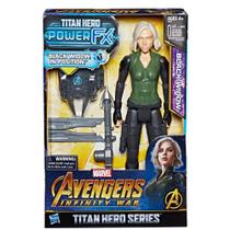 Boneco Titan Hero Power FX Viúva Negra - Hasbro