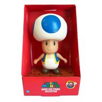 Boneco Toad ul Brinquedo Super Mario Bros Grande - Super Size Figure Collection