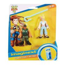 Boneco Toy Story 4 Combate Carl E Bo Peep Imaginext Gbg89/gfd13