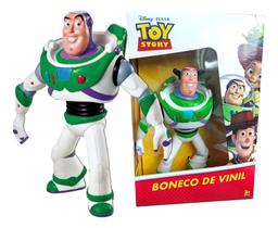 Boneco Toy Story Buzz Lightyear Brinquedo Infantil Articulado Em Vinil 17cm Filme Disney