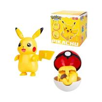 Boneco Transformável Pikachu Charizard Gengar Snorlax, Ornamento De Mesa Feito À Mão, Brinquedo