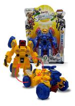 Boneco Transformers Carro Que Vira Robô Brinquedos Heroi