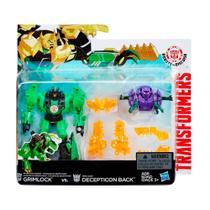 Boneco Transformers Dinobot Grimlock Versus Decepticon Back escala Legends RID Robots in Disguise Hasbro