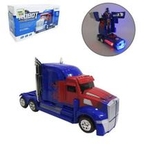 Boneco transformers optimus prime caminhão a pilha - bate e volta - - Importador