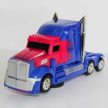 Boneco Transformers Optimus Prime Caminhão A Pilha Bateria