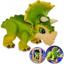 Boneco Triceratops Dinossauro Grande Vinil Jurassic World