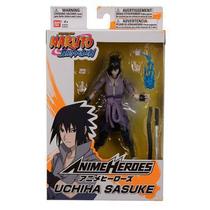 Boneco Uchiha Sasuke Naruto Shippuden Anime Heroes Bandai