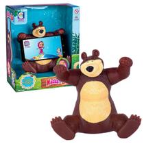 Boneco Urso da Masha Em Vinil Suporte P/ Celular - Cotiplas Boneco Urso da Masha Em Vinil Suporte P/ Celular - Cotiplas