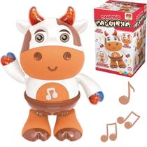 Boneco Vaquinha Dançarina Com Movimento Bebê Infantil - Dm Toys