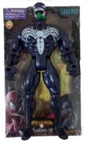 Boneco Venom Tempo De Carnificina Azul Articulado 30Cm Aproximadamente