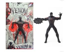 Boneco Venon Homem Aranha 17cm C/ Discos Articulado C/luz Figura Dação Boneco Venon Homem Aranha 17cm C/ Discos Articulado C/luz Figura Dação