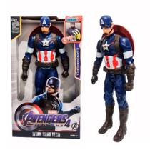 Boneco Vingadores Capitão América A Articulado 32cm Avengers