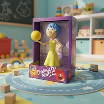 Boneco Vinil Articulado Alegria Divertidamente 2 Disney Pixar Líder Brinquedos Boneco Vinil Articulado Alegria Divertidamente 2 Disney Pixar Líder Brinquedos