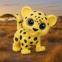 Boneco Vinil Atóxico Oncinha Pintada Safari Animais Grande Macio Brinquedo Criança Presente