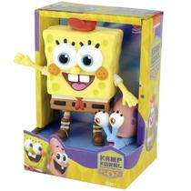 Boneco Vinil BOB Esponja e GARY Lider