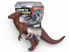 Boneco Vinil Dinossauro Brinquedo Realista Parasaurolophus